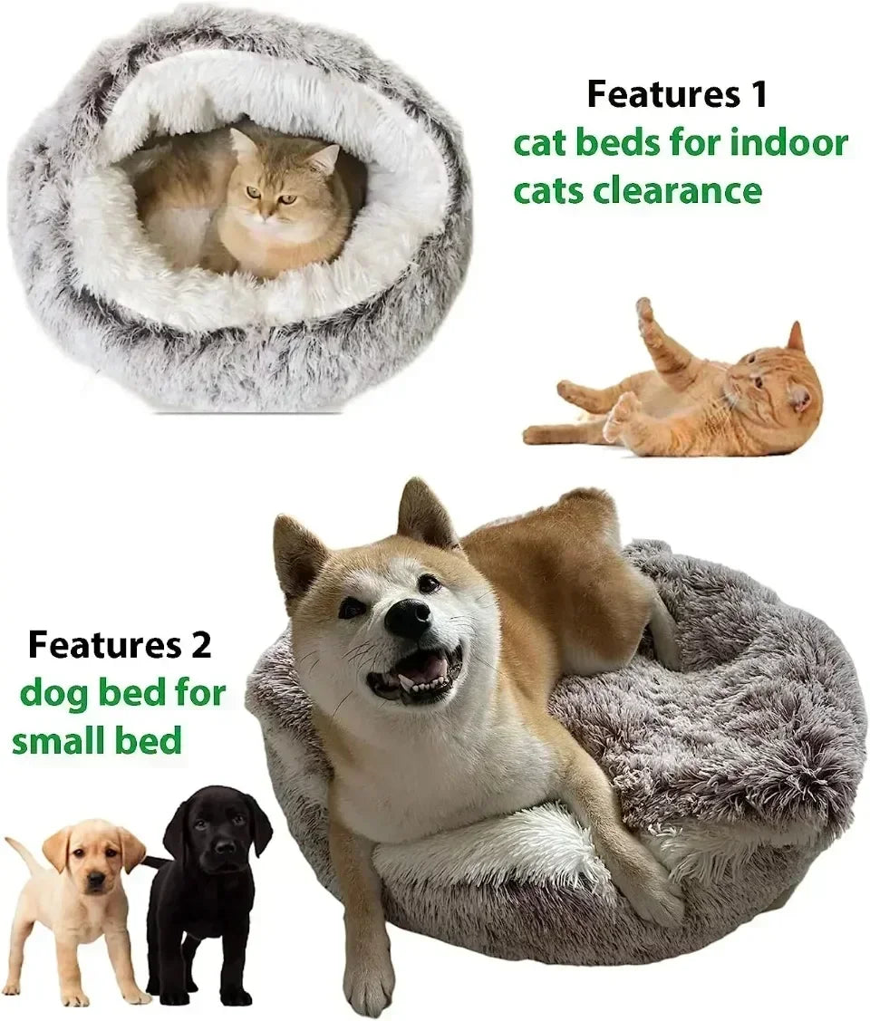 Purrfect&Pawesome™ Round Cat Cushion